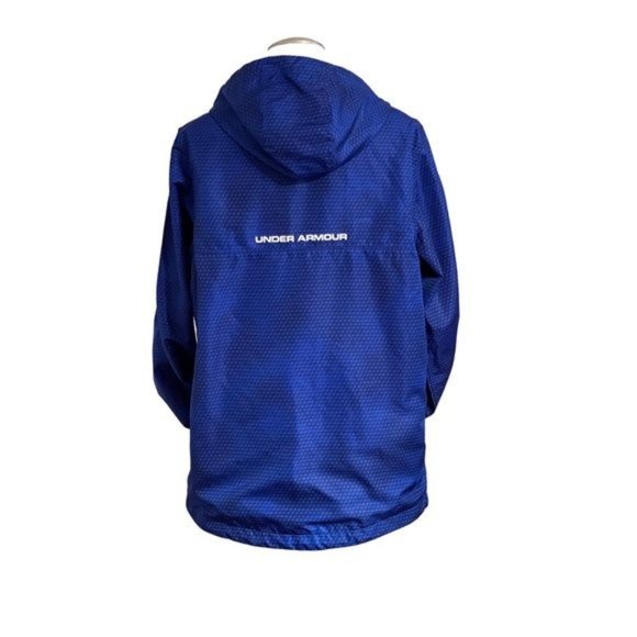 NWOT.Under Armaur Heat Gear.Athletic  hood  Blue   Color Size S-M - Picture 2 of 12